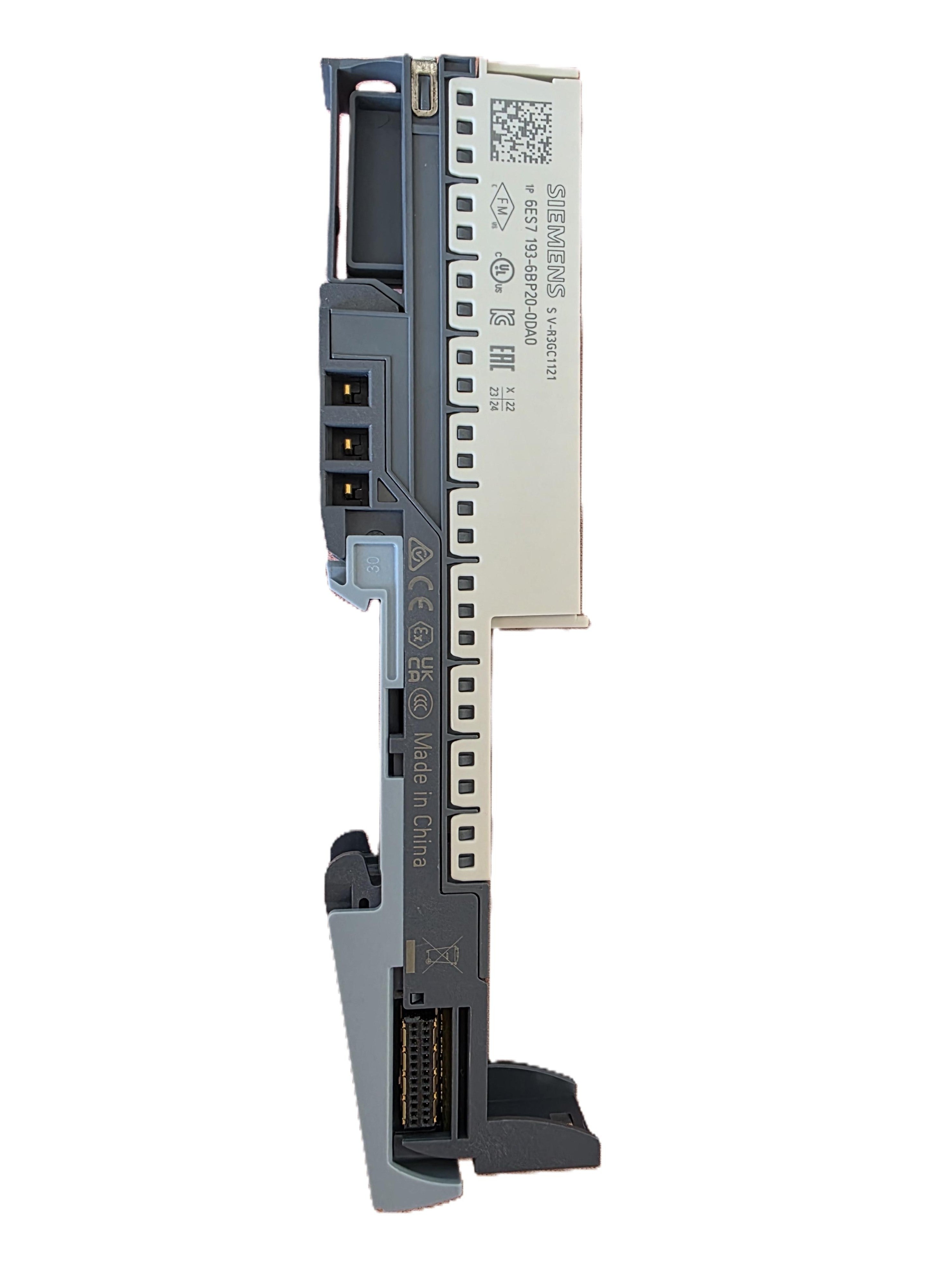 BaseUnit Siemens 6ES7193-6BP20-0DA0 BU15-P16+A10+2D 10 bornes AUX SIMATIC ET 200SP
