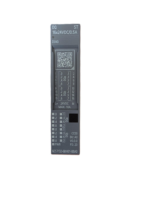 Módulo de salidas digitales Siemens 6ES7132-6BH01-0BA0 DQ 16x 24VDC PNP SIMATIC ET 200SP
