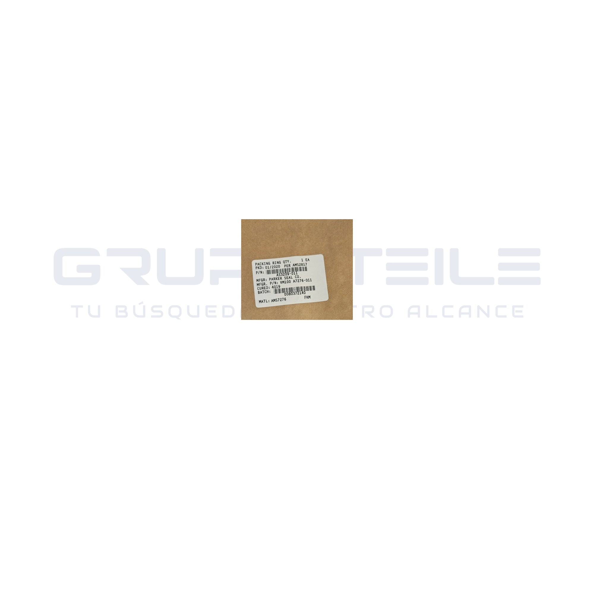 AS3209-011 - Aeronautical Packing TEXTRON - Aircraft component | GRUPO TEILE